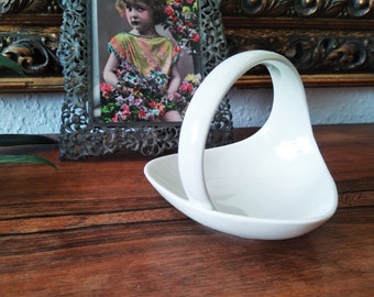 Porcelain Triangular Bowl ALKA Art Bavaria Germany midcentury