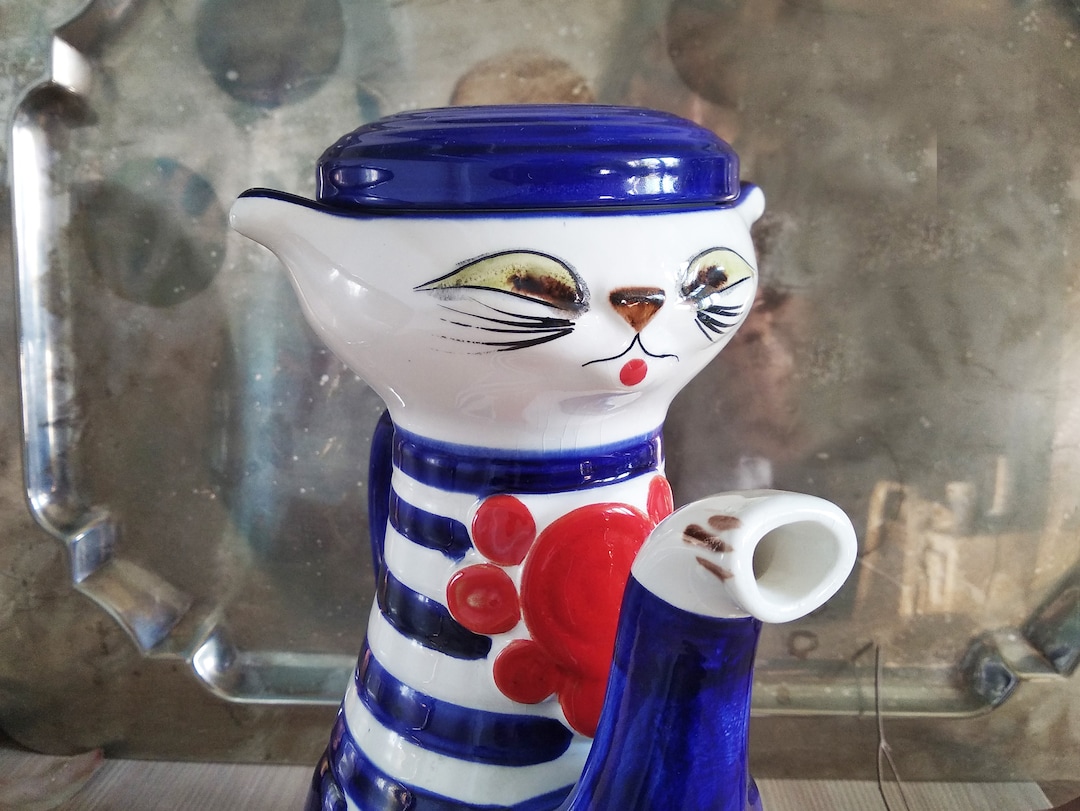 Buy Figure Jug Cat Vintage Antique by Schramberger Boutique 48 SMF Germany,  Special Edition Online in India