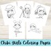 Chibi Girls Coloring Pages, 30 Printable Chibi Coloring Pages, Coloring ...