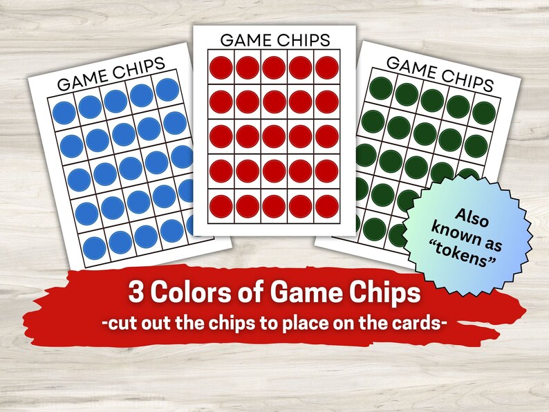 Super Bowl Printable Bingo Game, 25 Superbowl Bingo Cards, Includes