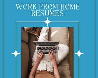 5 Professionally Designed Digital Work From Home Resumes