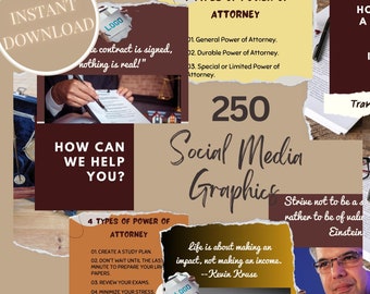 250-Template Bundle for Notary Social Media Content – Ready-to-Use & Fully Customizable!