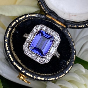 Tanzanite Engagement Ring Etsy