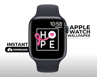 Hope Cancer Awareness Apple Watch Wallpaper (Digital Download)