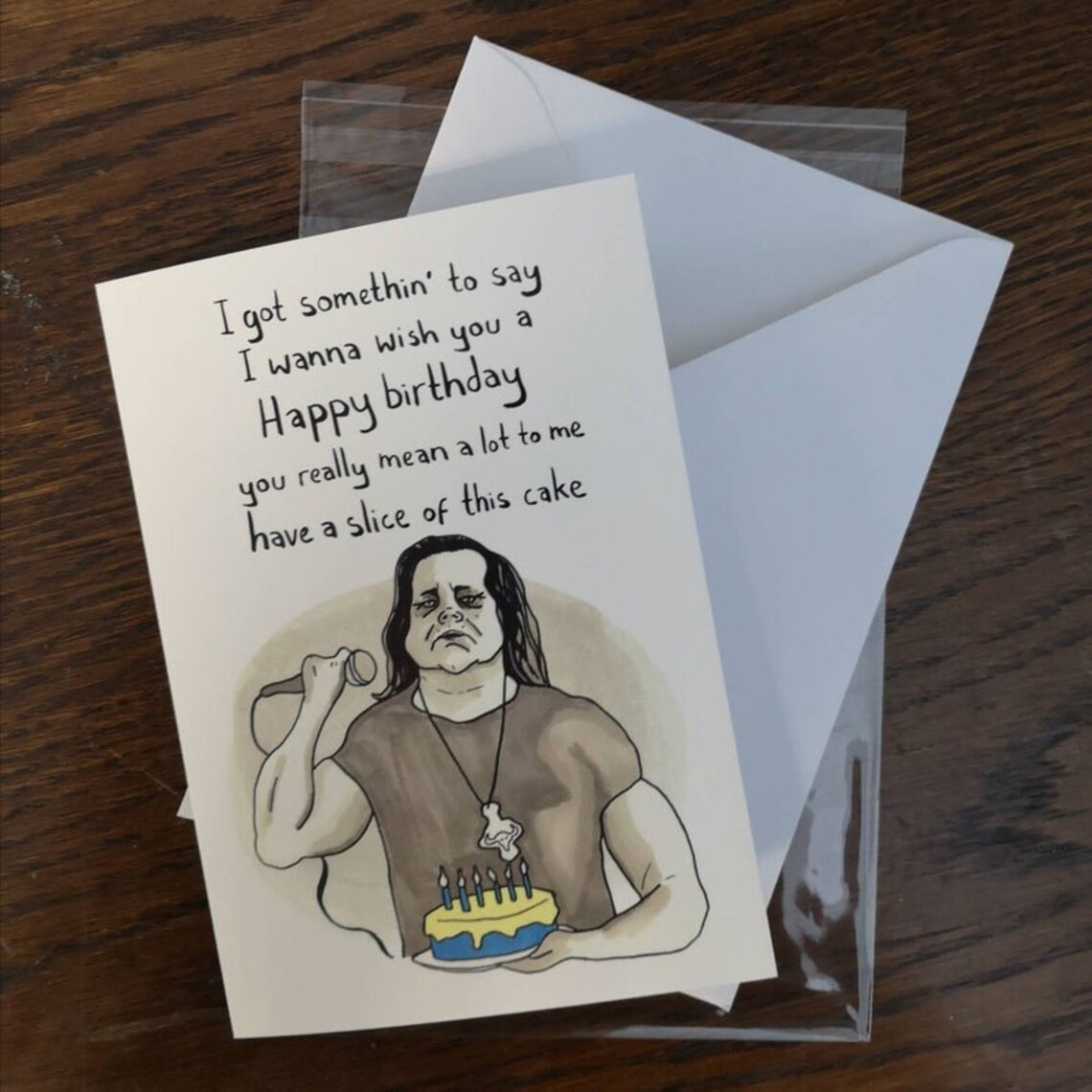 Misfits Birthday Card danzig Greeting Card Funny Punk - Etsy