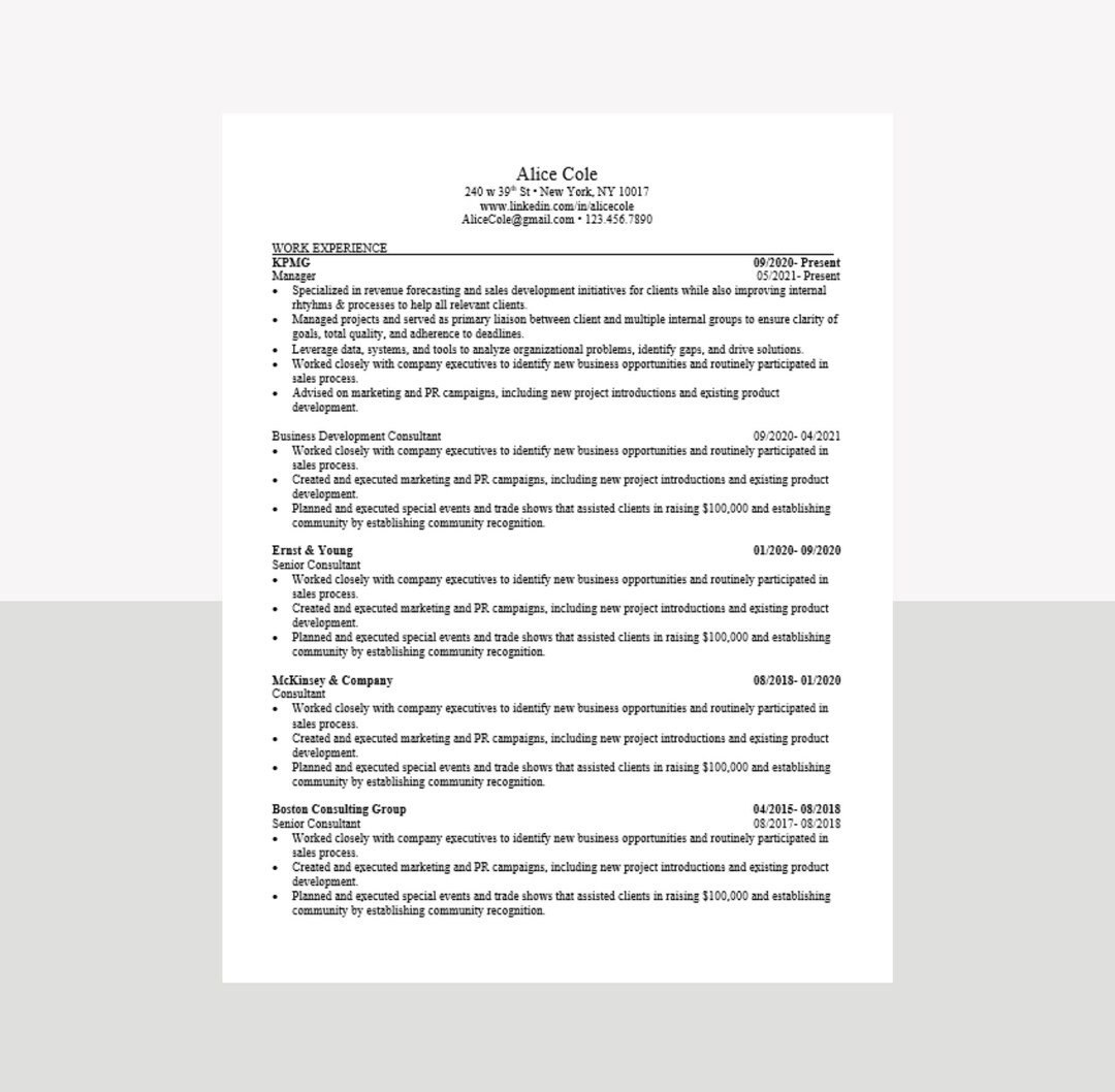 Microsoft Word Basic, Simple, Professional, Clean Resume CV Template ...