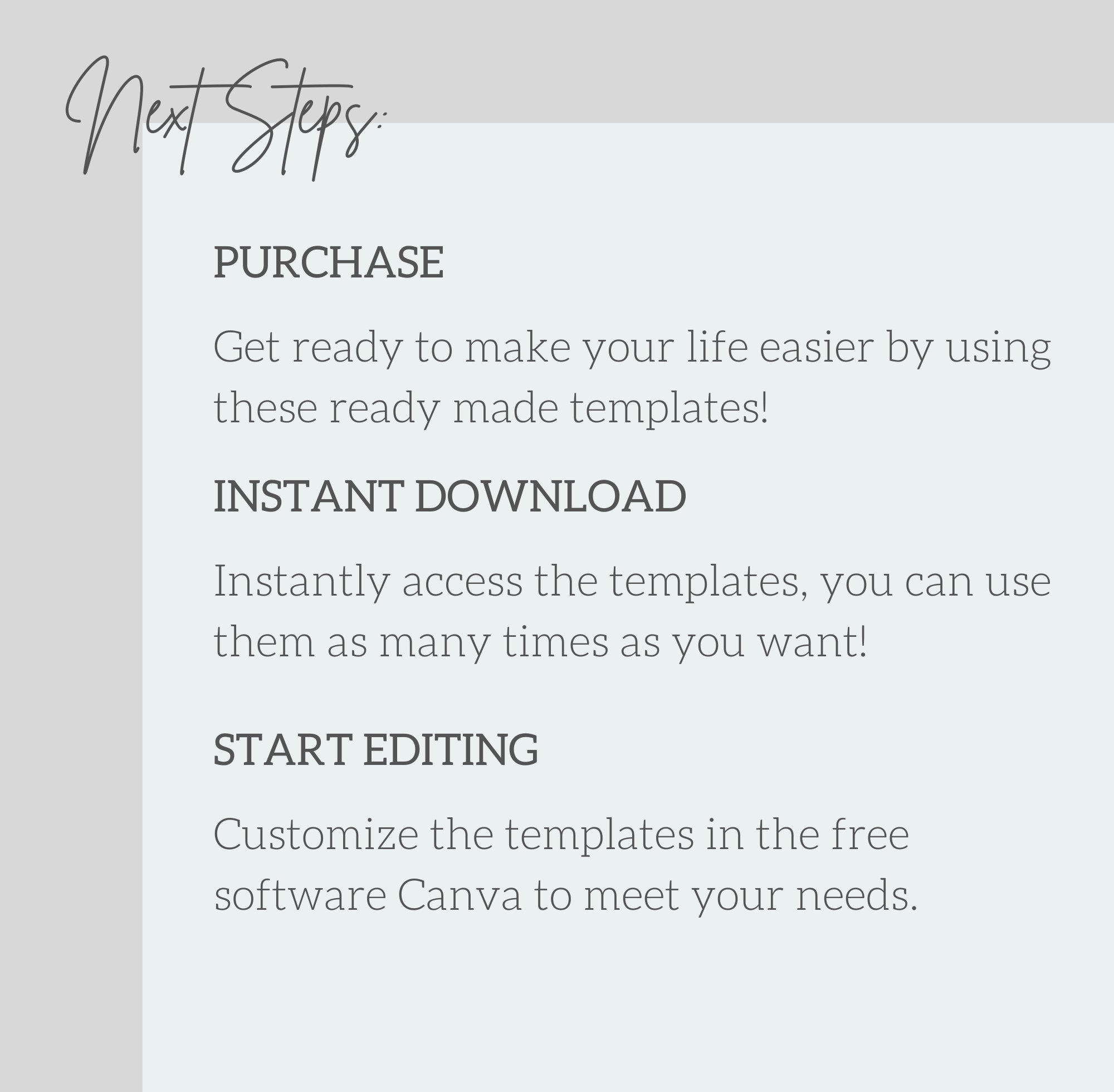 Business Plan Template, 30-60-90 Day Plan Template, Digital, Edit in