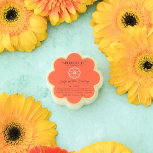 Lily of the Valley Body Wash Infused Sponge Buffer - Travel Size