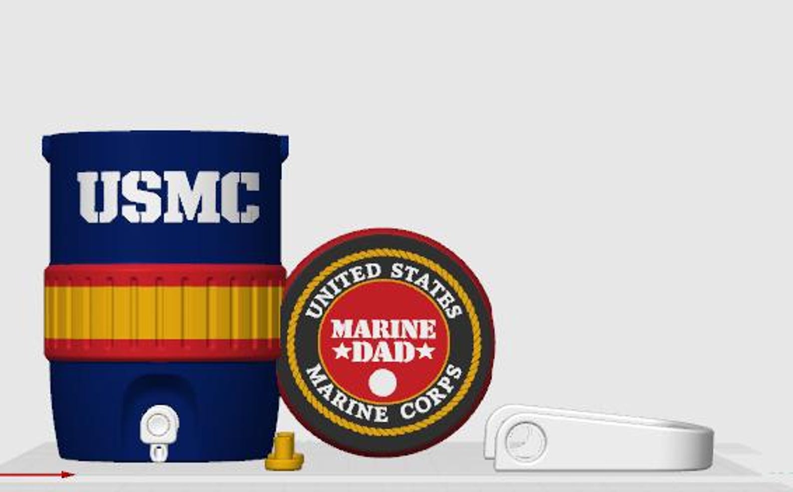 USMC 12oz Can Cooler STL File - Etsy
