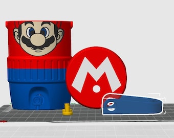 Retro-Platformer Inspiriert Tumbler Cooler