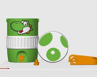 Grüne Dino-Kühltasche