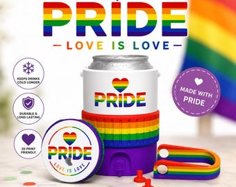 Pride Rainbow Dosenkühler in der Standard 12oz Version