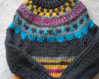 Maglione colorato per bambini in morbida lana