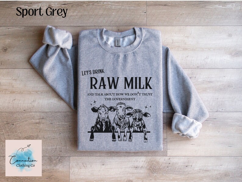 Support Local Farmers Shirt Raw Milk Shirt Farmer Sweatshirt - Etsy