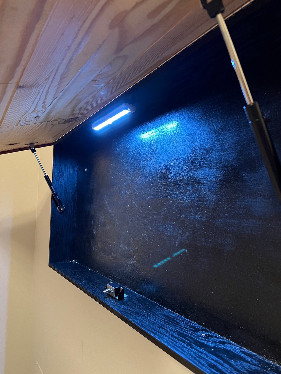 Custom Concealment Gun Shelf American Flag Hideaway Shelf Etsy