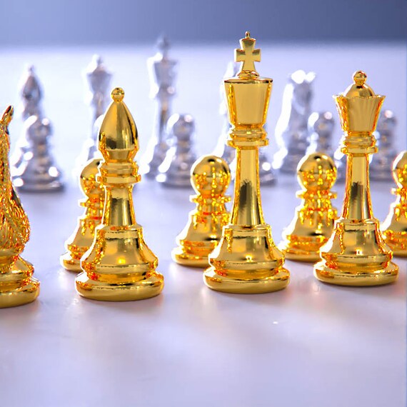 Pawn Chess Piece 24K Gold