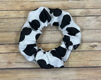 Black Hearts Scrunchie