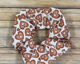 Vintage Hearts Scrunchie