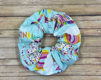 Regenbogen Haustiere Scrunchie