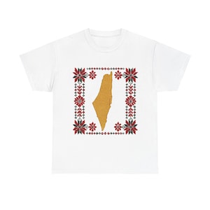 Palestinian Tatreez Cotton Tee