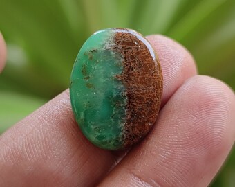 Natural Chrysoprase Cabochons .... boulder  Chrysoprase Cabochons  .. Bio Chrysoprase Cabochons ...  24x18x5  mm ... 20 ct