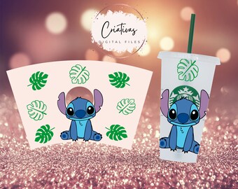 Starbucks Wrap Stitch | Starbucks Wrap Lilo and Stitch | Starbucks 24oz Venti Cold Cup | Svg Digital Download |CUT file