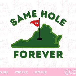 Virginia Same Hole Forever Golf Bachelor EVJF pour une chemise et un cadeau de golf Can Cooler Designs Cadeau pour fiancé, fiancée