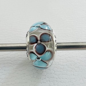 Eis Lilien Murano Glas Charms Perlen European Kern passt für alle Momente Armbänder