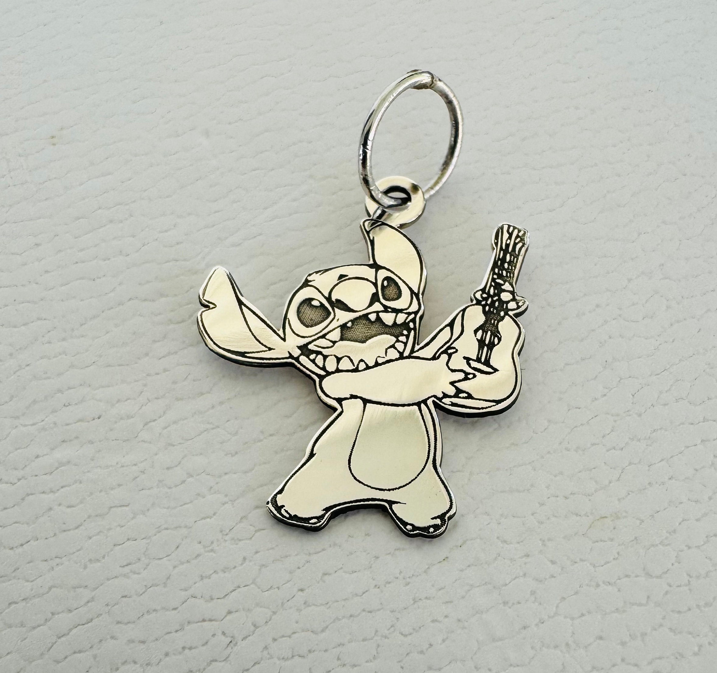 925 sterling silver  pendant laser engraved