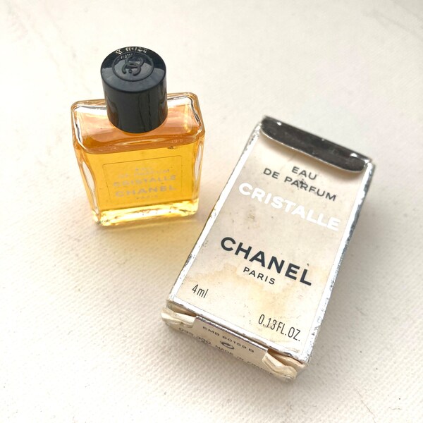 Vintage Chanel Cristalle miniature perfume