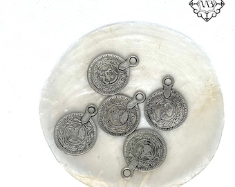 Monedas antiguas tribales Kuchi Banjara, 5 unidades