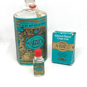 Vintage Set of 3 Echt Kölnisch wasser 4711