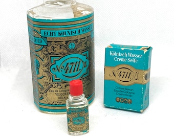 Set vintage di 3 acque Echt Kölnisch 4711