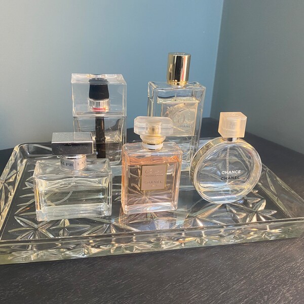 Pressed Glass Tray Etsy