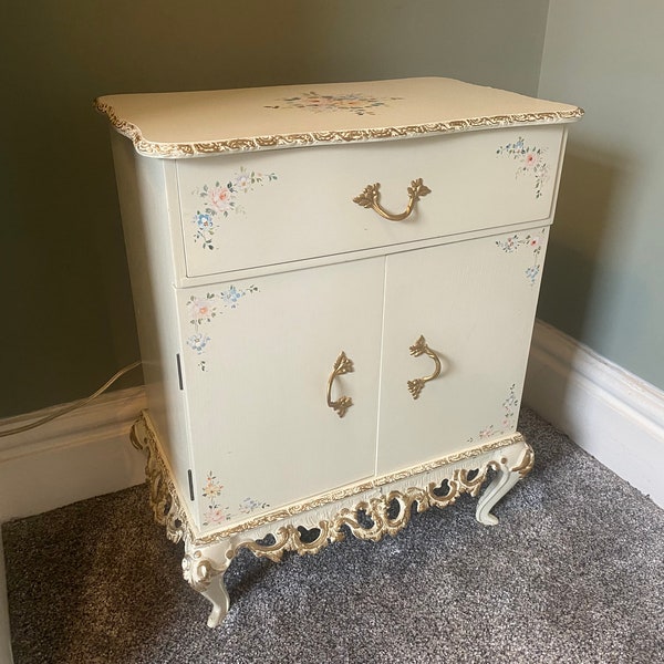 Vintage Cupboard, Bedside Table, Lamp Stand