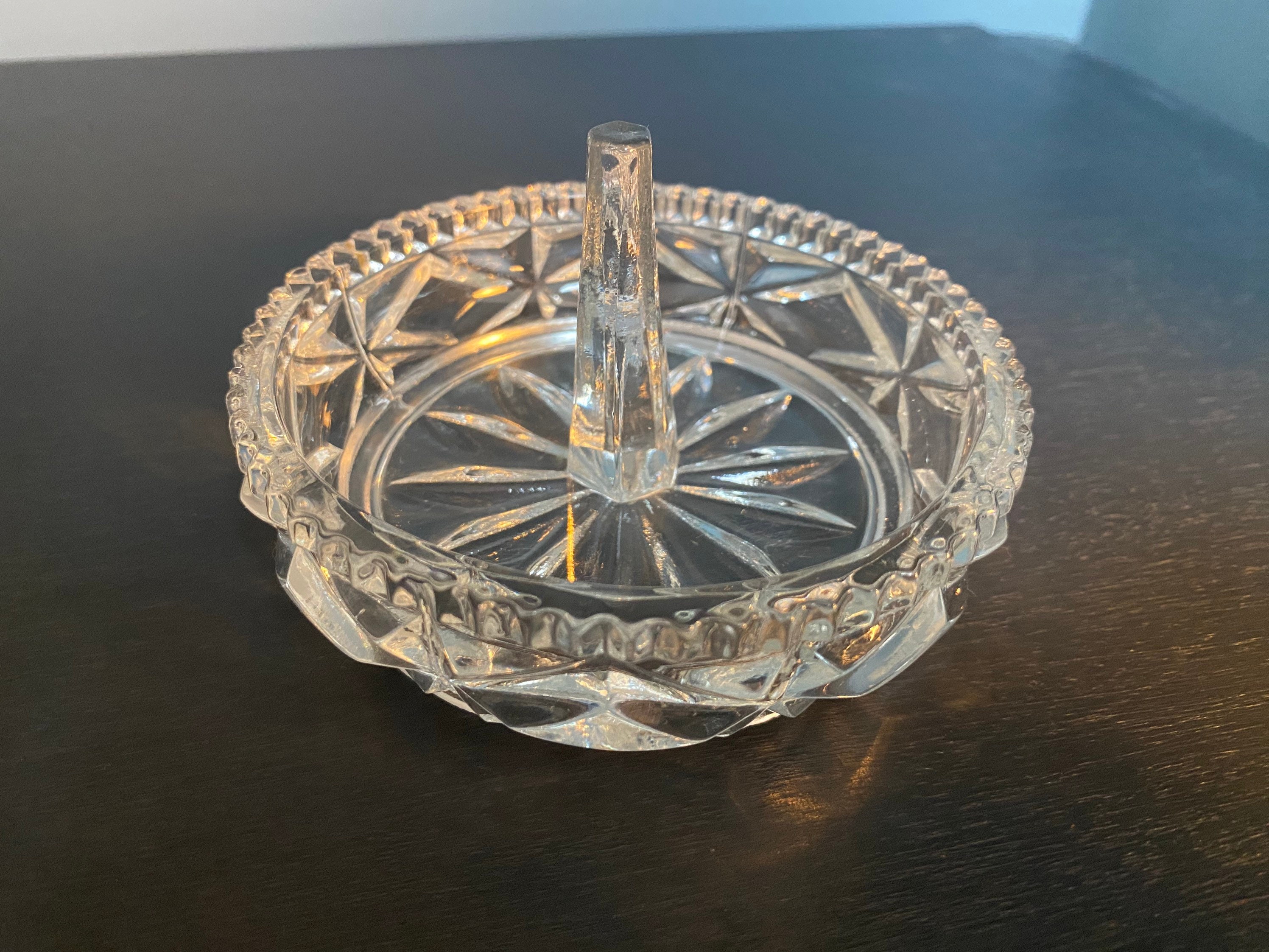 Vintage Art Deco Dressing Table Accessory Ring Dish Trinket Dish. Width