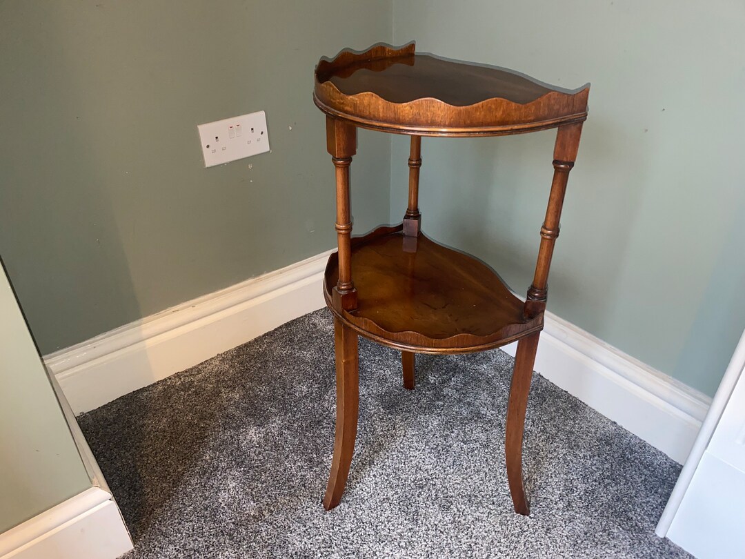 Antique Corner Shelves / What Not / Plant Stand / Side Table / Lamp Table Etsy UK