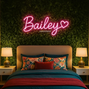 Custom Name Neon Sign For Bedroom Decor - Personalized Gifts For Kids - Light Up Name Sign Kids Room Decor - Baby Name Sign - Nursery Name