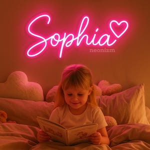 Benutzerdefinierte Neon Namensschild für Kinder - Wohnheim Zimmer Zeichen - Kinderzimmer Dekor - personalisierte Geschenke für Kinder - Baby Namensschild - Weihnachtsgeschenke