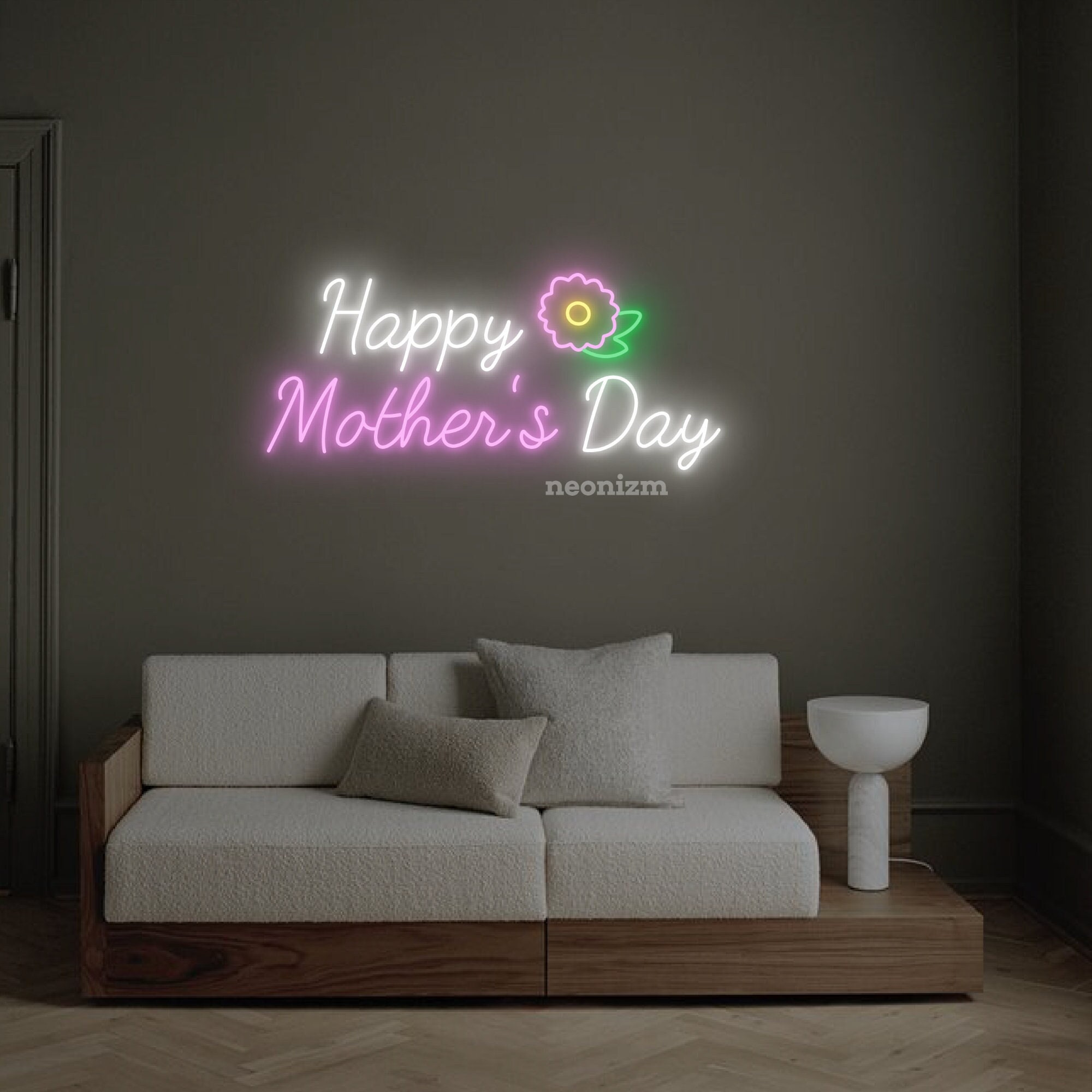 I Love You Mom Neon Sign / Gift For Mom / Happy Mother's Day / Mother Gift Idea / Personalized Gift For Mom / Custom Led Neon Light Sign