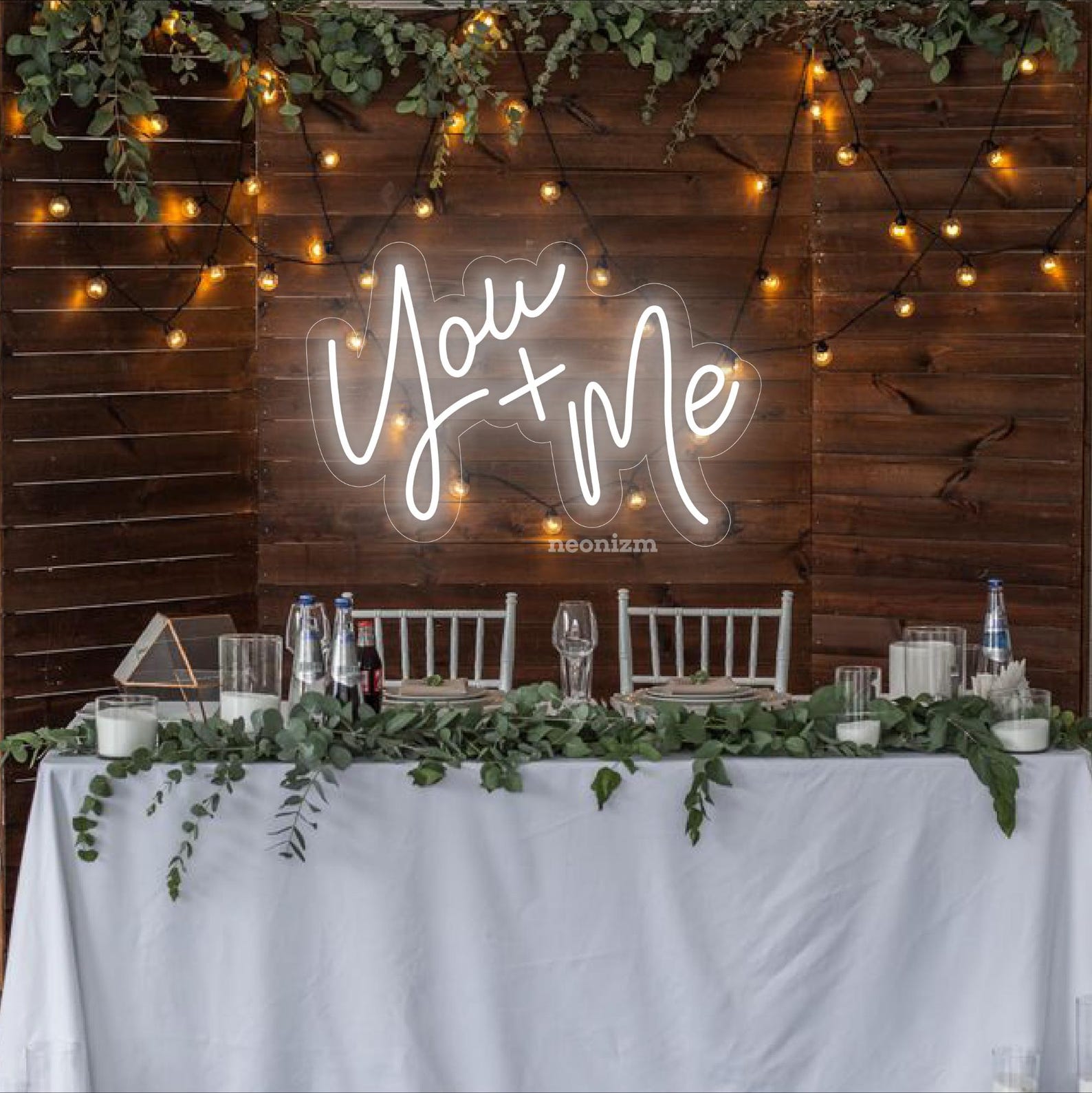 Engegment Led Sign You and Me Neon Sign – Custom Wedding & Engagement LED Sign – Romantic ...