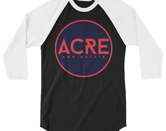 Unisex 3/4 sleeve raglan shirt