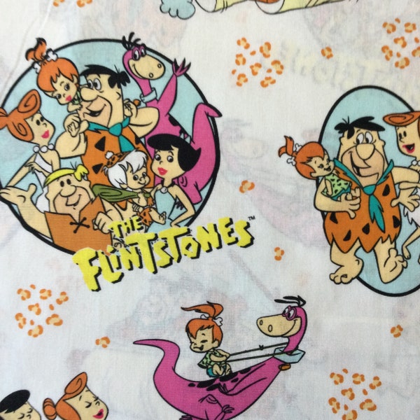 Flintsones character fabric