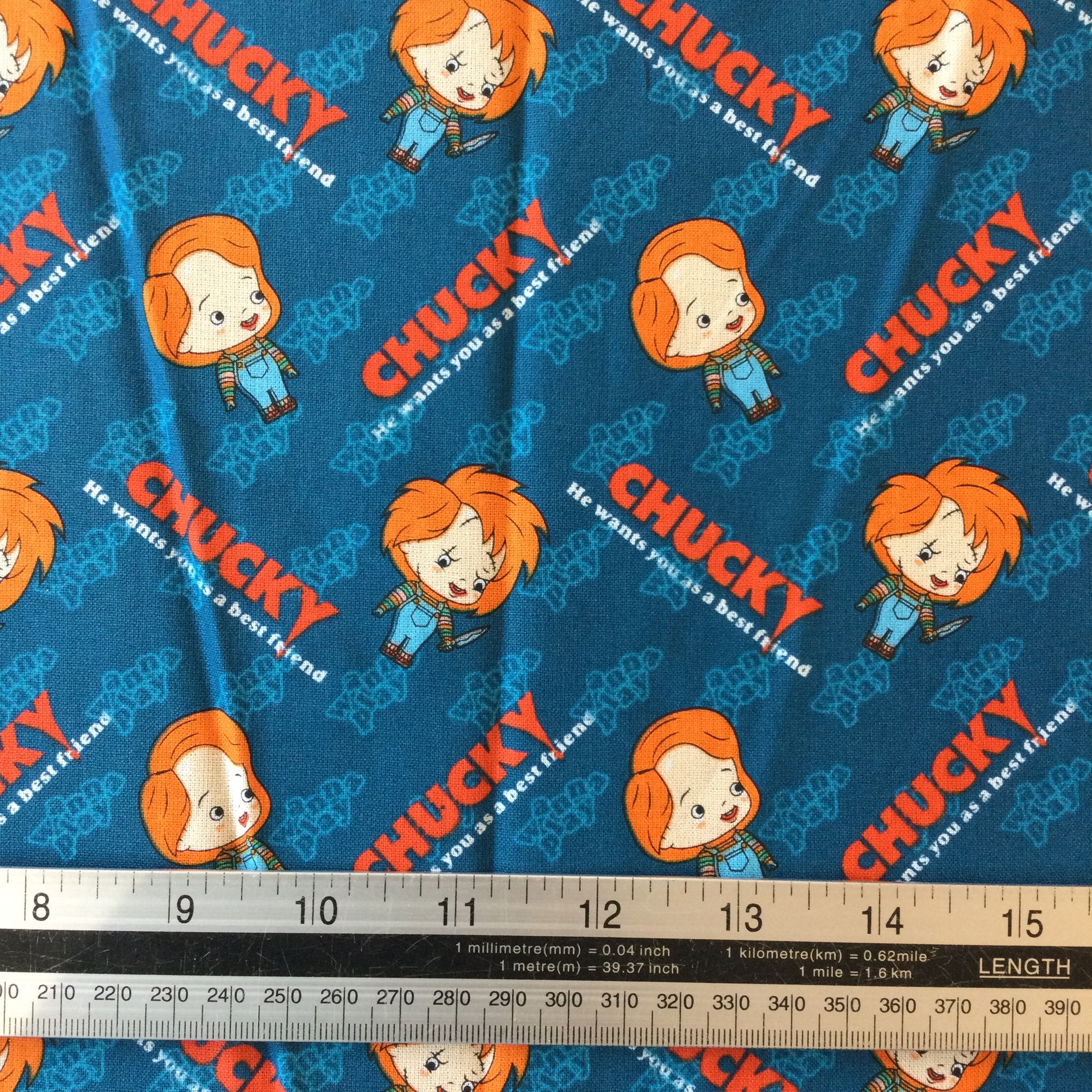 Chucky Character Fabric - Etsy