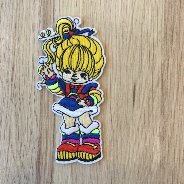 Rainbow Brite embroidered Patch