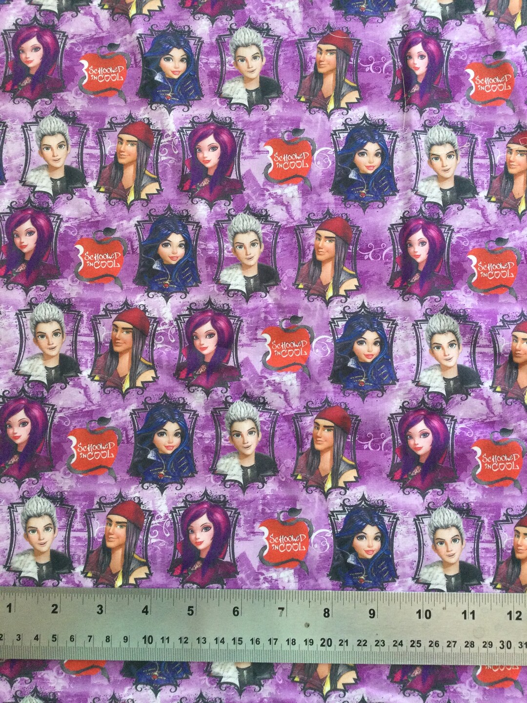 Descendants Patterns Offcut Descendants Character Fabric - Etsy