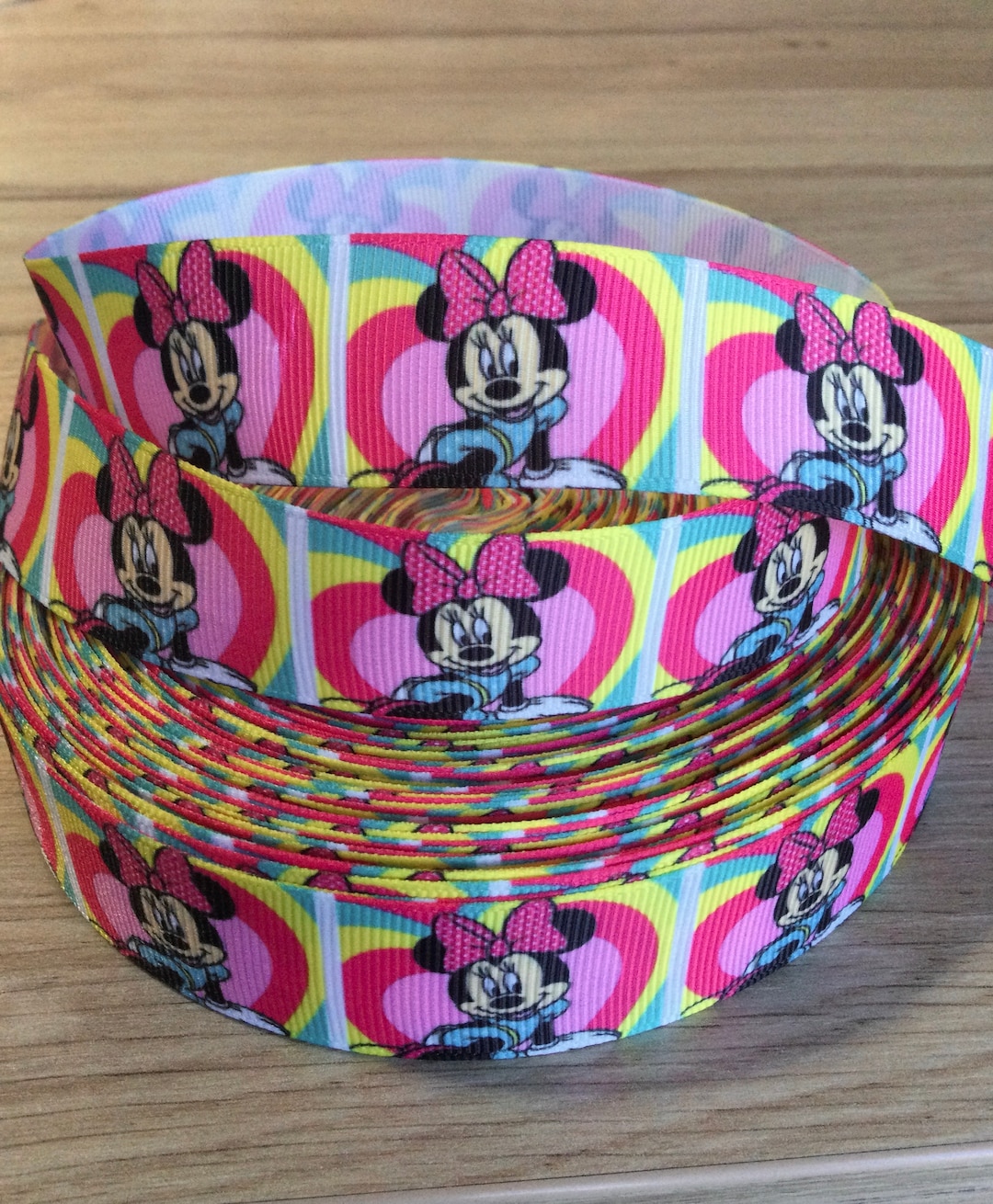 Minnie Grosgrain Character Ribbon - Etsy