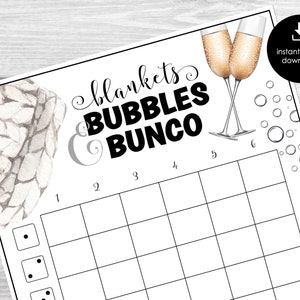 New Year's Eve Bunco Score Sheets, Bunco Score Sheets for New Year ...
