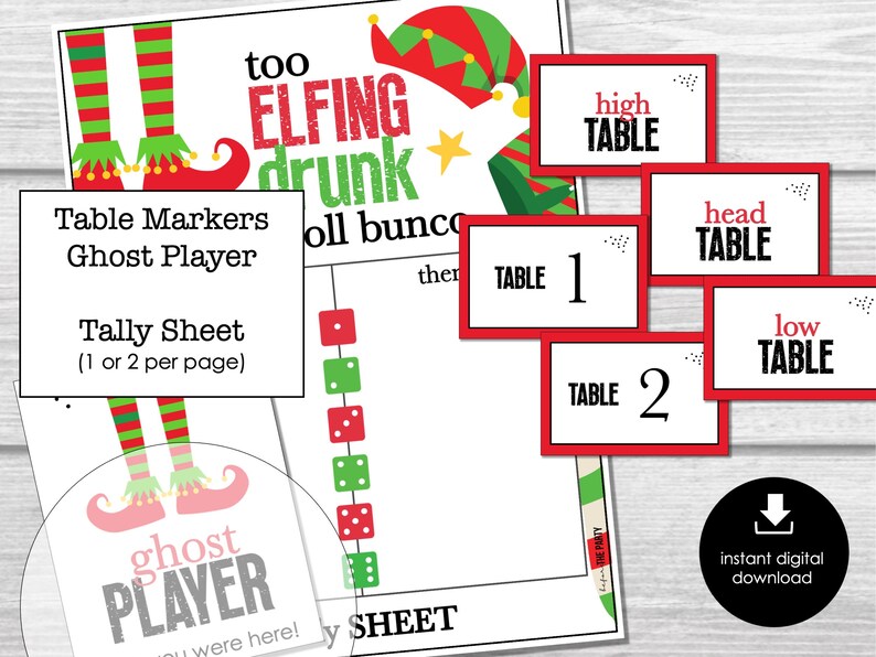christmas-elf-bunco-score-sheets-december-bunco-game-christmas-bunco