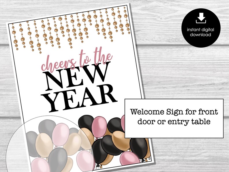 New Year's Eve Bunco Printable Score Sheets, New Year Party Bunco ...